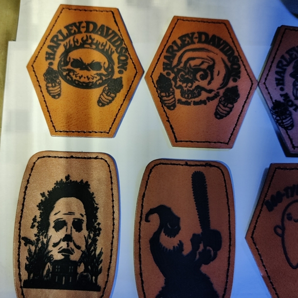 Harley Davidson Halloween hat patches personalized $15 each - Picture 3 of 6